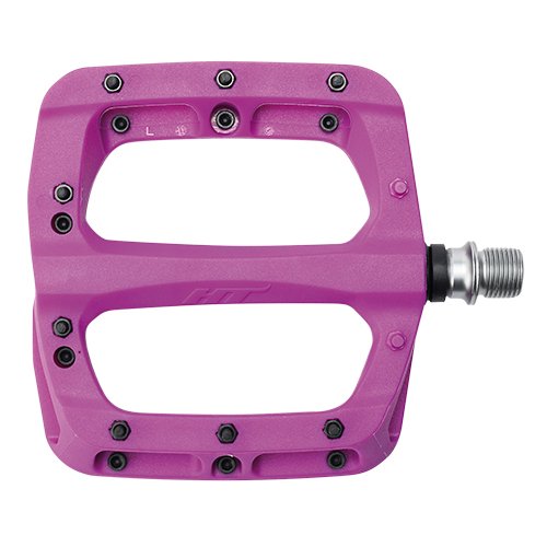 HT Components PA03A Mountain Bike Flat Nylon Reinforced Pedals Dark Purple Sporting Goods > Cycling > Bicycle Components & Parts > Pedals Full Catalog HT Components