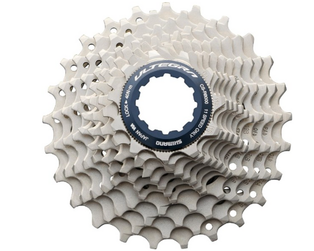 Shimano Ultegra 11 Speed Cassette 11-30 CS-R8000 Sporting Goods > Cycling > Bicycle Components & Parts > Cassettes, Freewheels & Cogs Full Catalog Shimano