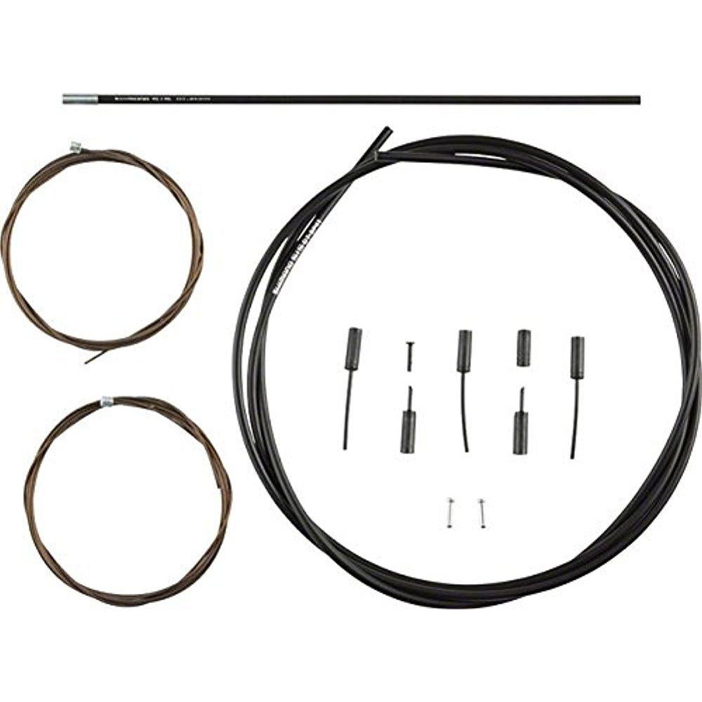 Shimano Dura-Ace R9100 OT-SP41 Polymer-Coated Derailleur Shifter Cable Set Black-Sporting Goods > Cycling > Bicycle Components & Parts > Cables & Housing-The Gear Attic