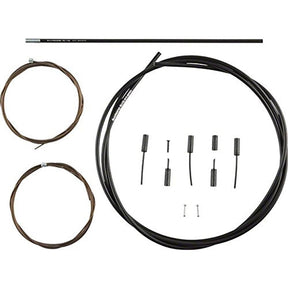 Shimano Dura-Ace R9100 OT-SP41 Polymer-Coated Derailleur Shifter Cable Set Black-Sporting Goods > Cycling > Bicycle Components & Parts > Cables & Housing-The Gear Attic