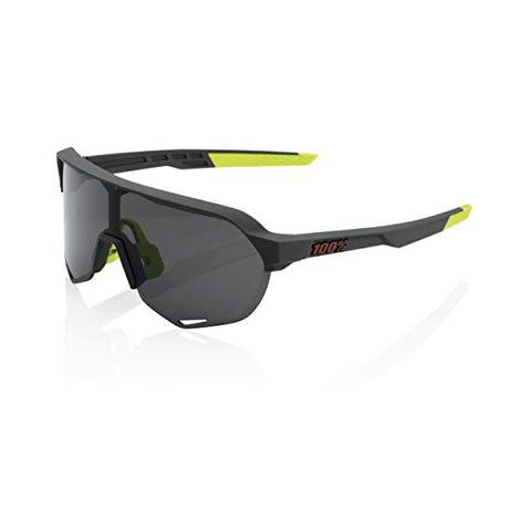 100% S2 Sport Sunglasses Soft TACT Cool Grey - Smoke Lens Sporting Goods > Cycling > Sunglasses & Goggles 100% 100%