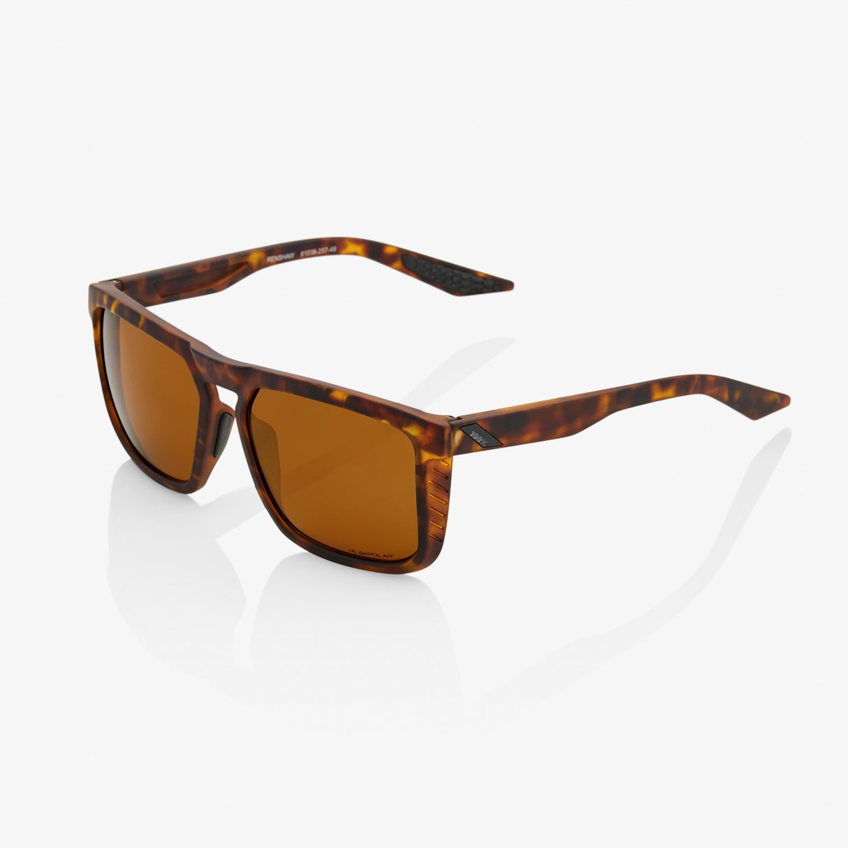 Ride 100% Sunglasses Renshaw - Soft Tact Havana - Bronze PEAKPOLAR Lens