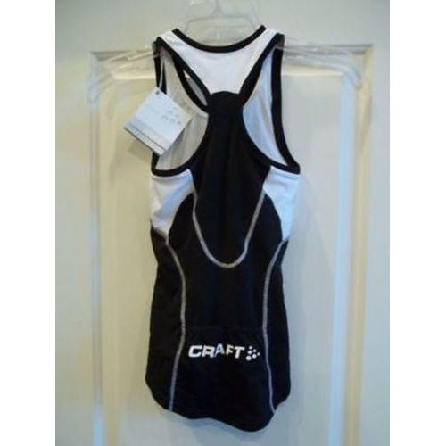 New Craft Sports Womans PT Singlet XS Black/White Tri-Misc-The Gear Attic