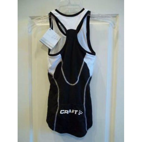 New Craft Sports Womans PT Singlet XS Black/White Tri-Misc-The Gear Attic