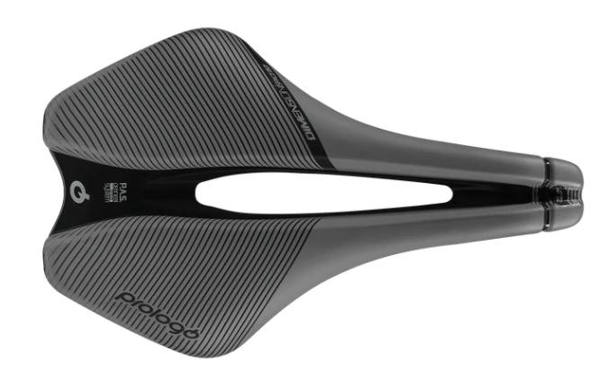 Prologo Dimension Space 155mm wide Anthracite/Black Cycling Saddle T4.0 Rails Misc Full Catalog The Gear Attic