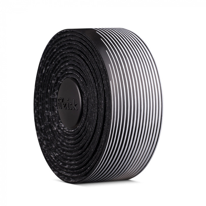 Fizik Cycling Bicycle Handlebar Tape Vento - 2mm - Microtex - Tacky - BLACK / WHITE