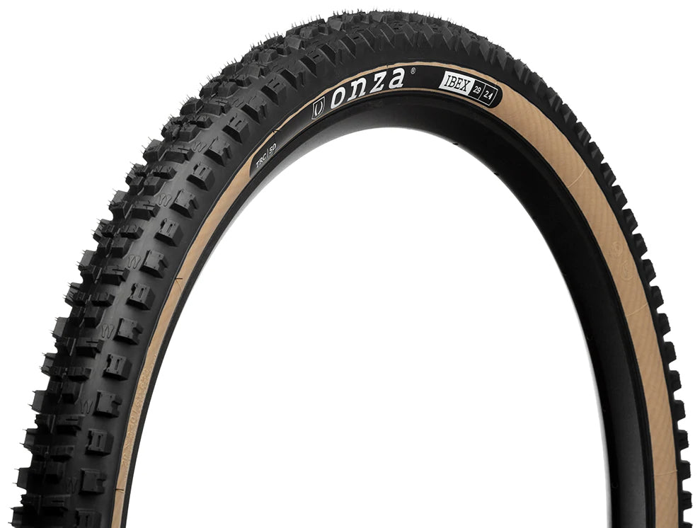 Onza IBEX Mountain Bike Tire Tubeless Ready 29 TRC Casing x 2.4 Skinwall