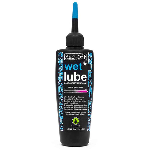 Muc-Off Bicycle Bio Wet-Lube 120ml Race Quality Chain Lubricant New Lubricant Full Catalog Muc-Off