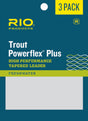 RIO Powerflex Plus 7.5Ft 5X Leader 3-Pack Misc Fly Fishing Rio