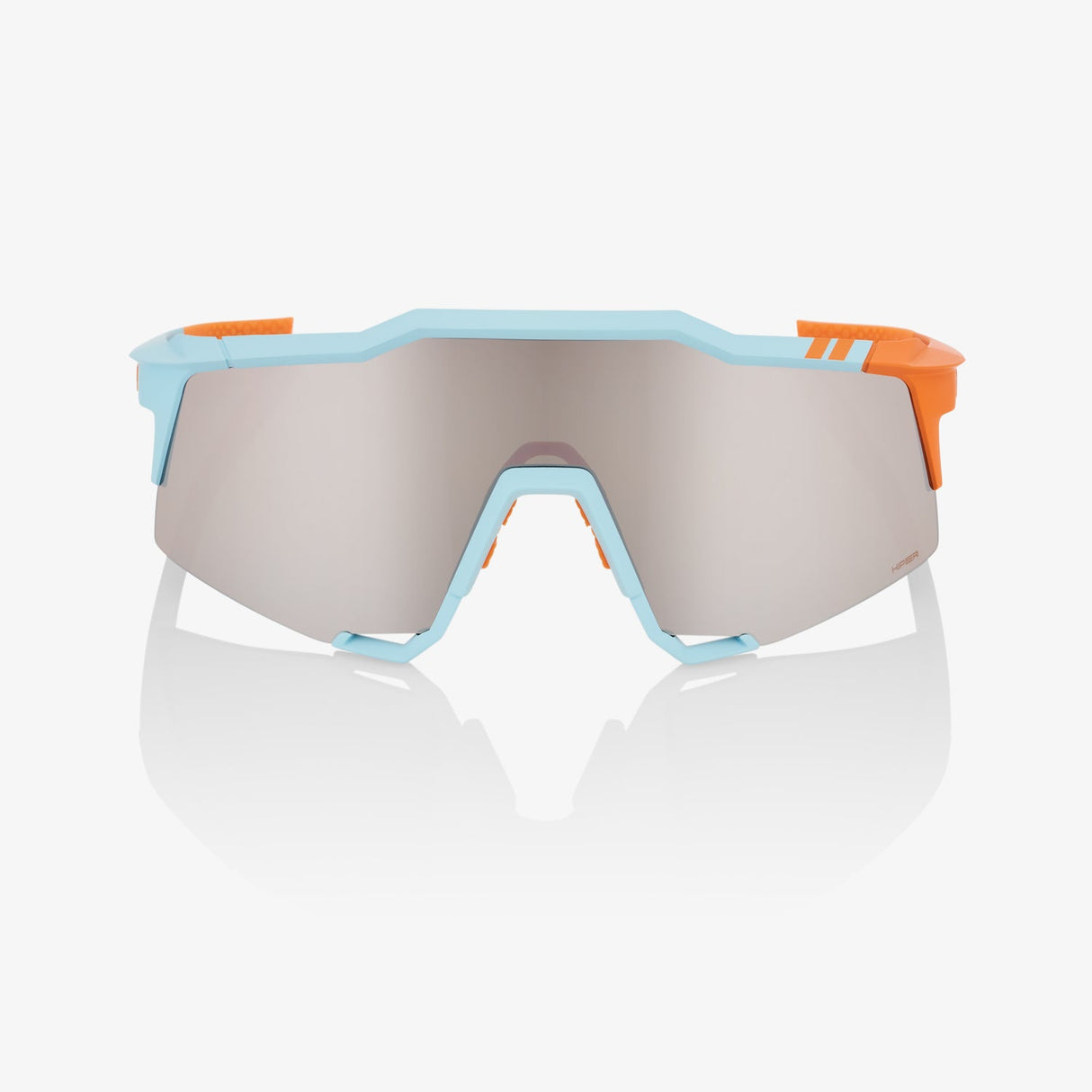 100% Sunglasses SPEEDCRAFT - Soft Tact Two Tone - HiPER Silver Mirror Lens