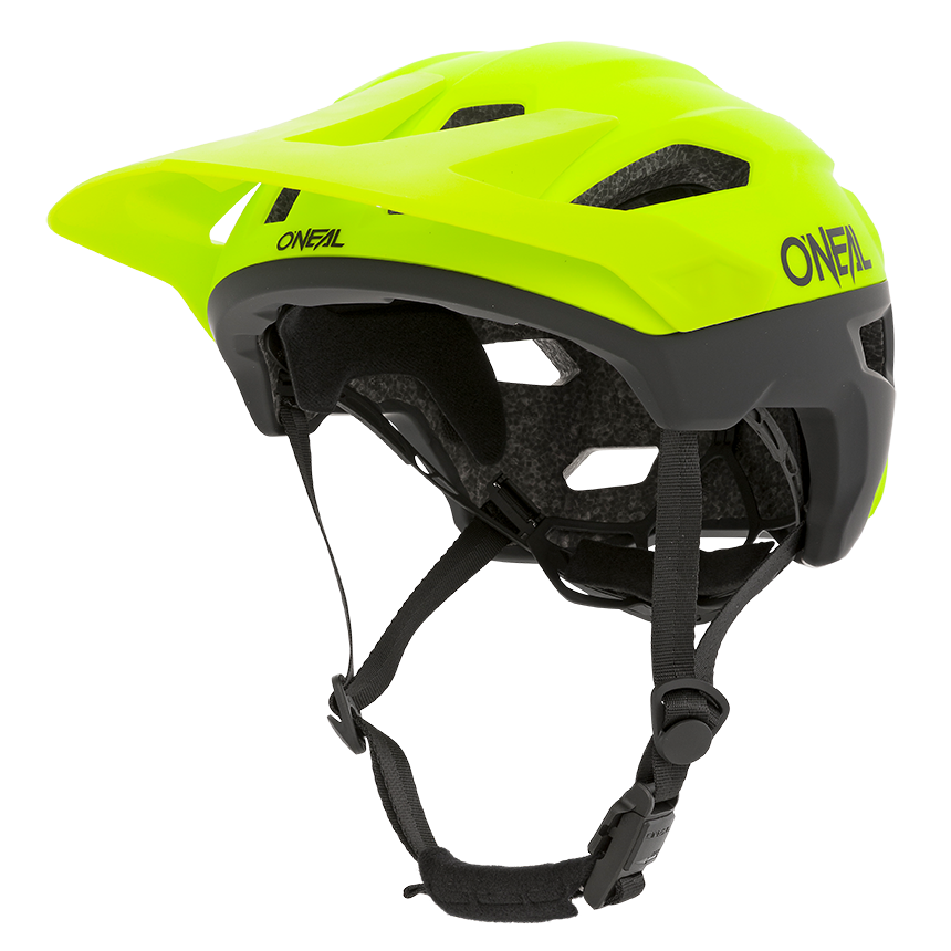 Oneal Trail Finder Mountain Bike Helmet SPLIT NEON YELLOW L/XL