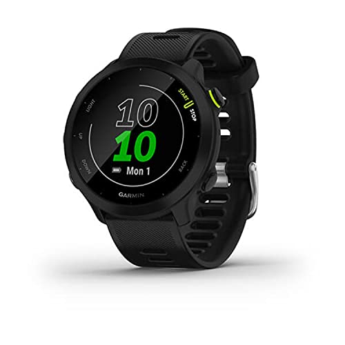 Garmin Forerunner 55, GPS Running Watch with Daily Suggested Workouts, Up to 2 Weeks of Battery Life, Black Misc Garmin Garmin
