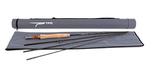 Temple Fork Outfitters TFO Finesse Trout Fly Fishing Rod w/Case 4 wt. 8'9" 4 pc.