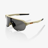 100% Percent Cycling Sunglasses S2 - Soft Tact Quicksand - Smoke Lens