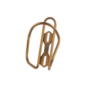Bourbon Double Oak Titanium Cage + Straw Kit - Limited Edition - SILCA | | silca bottle cage | silca tinanium bottle cage | water bottle cages | bottle cages | water cage | bike water bottle cage