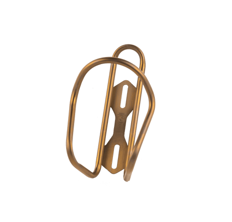 Bourbon Double Oak Titanium Cage + Straw Kit - Limited Edition - SILCA | | silca bottle cage | silca tinanium bottle cage | water bottle cages | bottle cages | water cage | bike water bottle cage