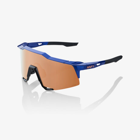 100% Sunglasses SPEEDCRAFT - Gloss Cobalt Blue - HiPER Copper Mirror Lens Misc 100% 100%
