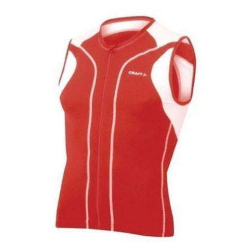 Craft Sports Men's Sleeveless Tri Top Bright Red Small New Misc Full Catalog The Gear Attic
