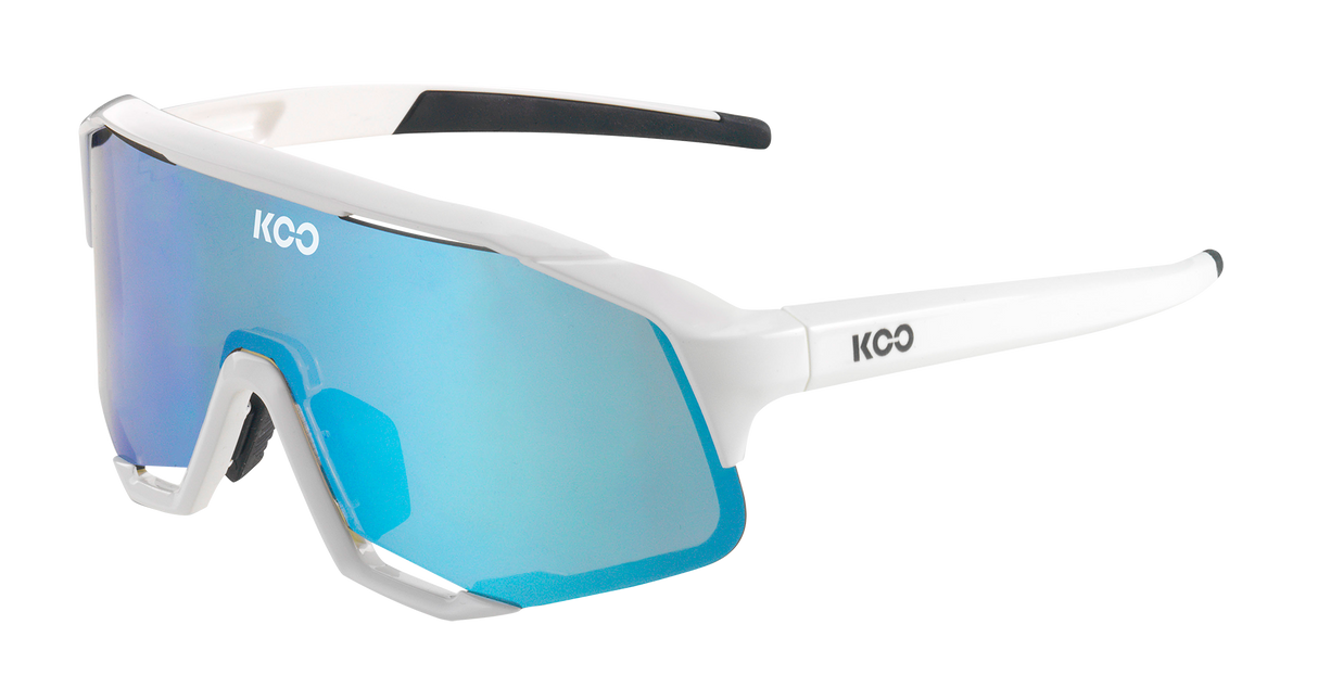 KOO Demos - Cycling Sports Sunglasses Zeiss Lens Zeiss Lens White/Turquoise Sporting Goods > Cycling > Sunglasses & Goggles Full Catalog KOO