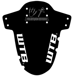 WTB Logo Gravel Bike Mud Guard Fork Mount Black Misc Full Catalog WTB