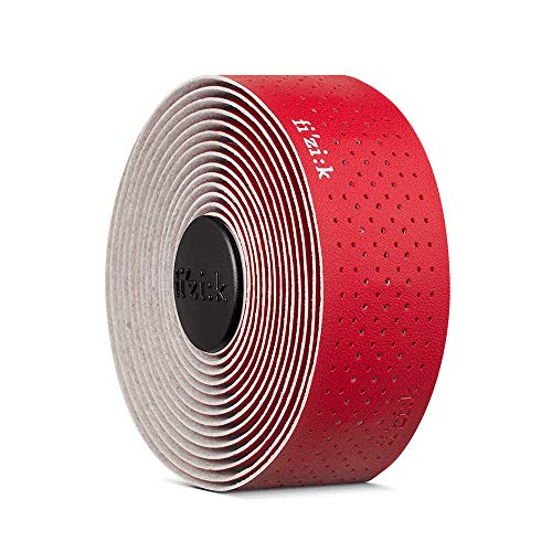 Fizik Tempo Microtex Classic  Bicycle Handlebar Tape - 2mm, Red