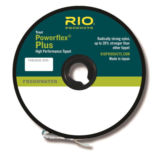 RIO Powerflex Plus 3X Tippet 50Yd Size: 3X Length: 50Yds/46M Test: 9.5Lb/4.3Kg Diameter: 0.008In/0.203Mm Misc Full Catalog Rio