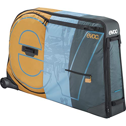 Evoc Bike Travel Bag Pro - Bike Travel Case for Airplanes, Trains, and Car Travel with Bike Stand (Multicolor, 285L)
