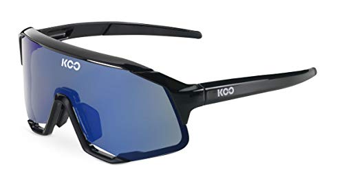 KOO Demos-Cycling Sports Sunglasses Zeiss Lens Black Frame Blue Lens Sporting Goods > Cycling > Sunglasses & Goggles Full Catalog KOO
