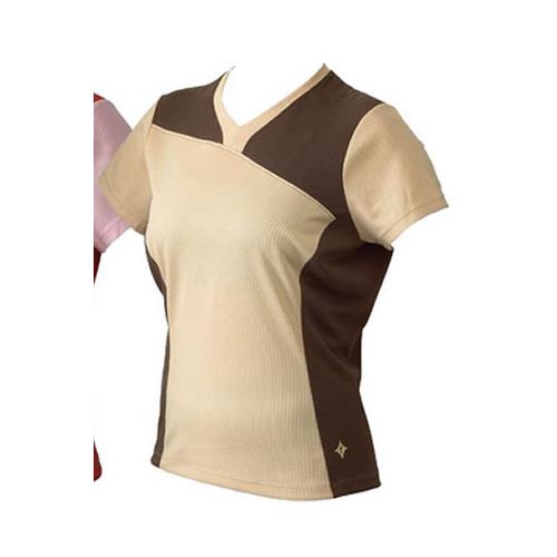 Specialized Cycling Womens Atlas Top Jersey Tan Large L-Misc-The Gear Attic