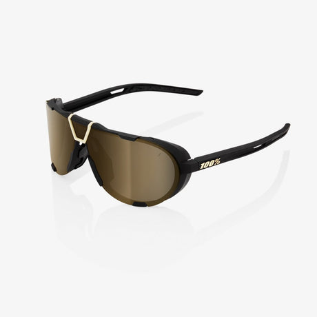 Ride 100% Sunglasses Authentic WESTCRAFT Soft Tact Black Soft Gold Mirror Lens Misc 100% 1