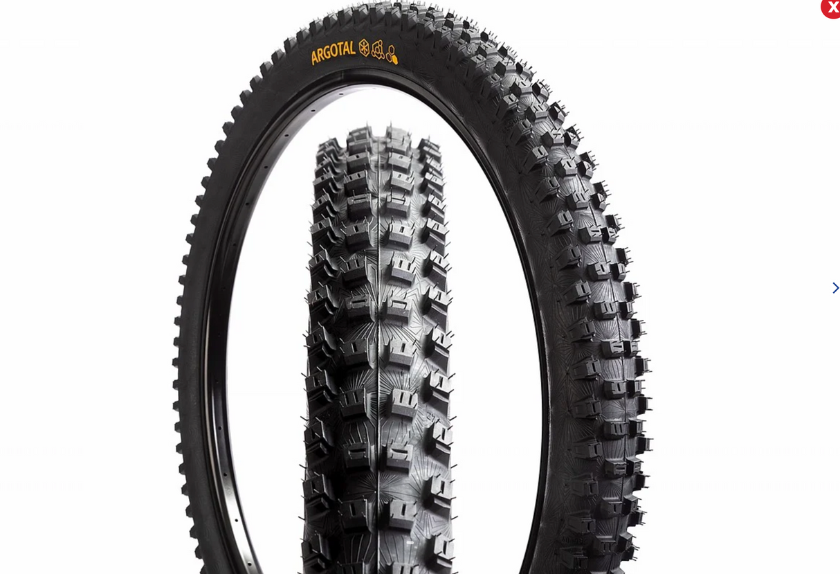 Continental Argotal Enduro Soft Mountain Bike Tire 29 x 2.6 Folding Black
