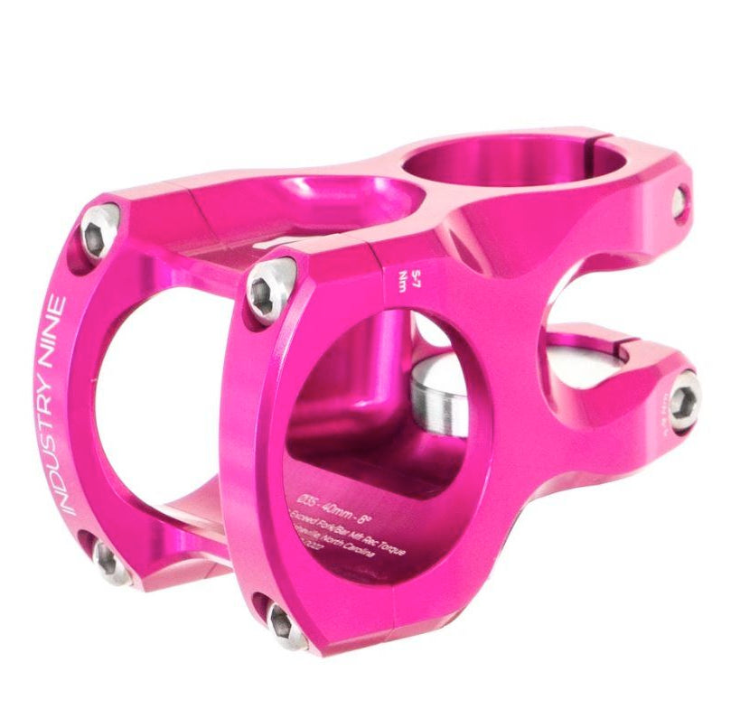 Industry Nine I9 A35 Mountain Bike Stem 35 Clamp 50mm Pink