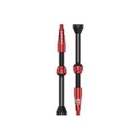 Lezyne Bicycle Cycling CNC Tlr Valve Pair 60Mm Red Tire Repair Tubeless Valves Full Catalog Lezyne