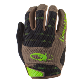Lizard Skins Cycling Unisex Adult Lizard Skins Cycling Gloves Monitor AM - Olive/Jet Black - XXL Olive/Jet Black Misc Full Catalog Lizard Skins