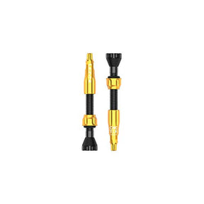 Lezyne Bicycle Cycling CNC Tlr Valve Pair 60Mm Gold Tire Repair Tubeless Valves Full Catalog Lezyne