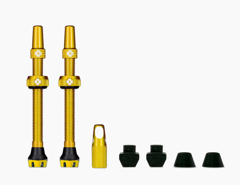 Muc-Off Gold Tubeless Presta Valves 44mm Integrated Valve Core Removal Tool Sporting Goods > Cycling > Bicycle Accessories > Other Bicycle Accessories Full Catalog Muc-Off